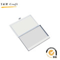 Zinc Alloy Blank Metal Cardcase para logotipo.